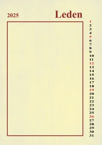 KALENDÁŘ A3, A4.. verze 5